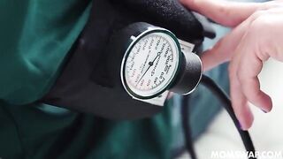 The nurse called the guy and came to his house for sex
