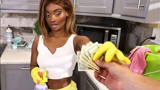 Maid came for a sexual reward for her work