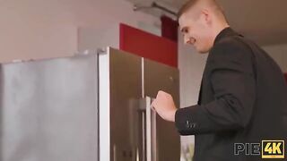 The guy came for the milk and got a cum shot story