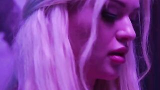 Pilot fucks busty blonde London Laurent in stockings and pantyhose