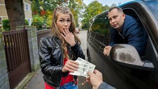A girl agreed to sex for money in a car, echoing other daring encounters