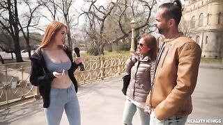 Two redheads fuck each other, showcasing their passion in a steamy scene