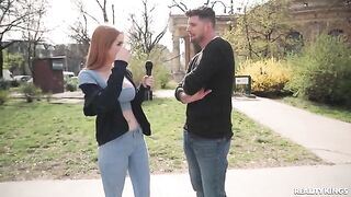 Two redheads fuck each other, showcasing their passion in a steamy scene