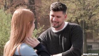 Two redheads fuck each other, showcasing their passion in a steamy scene