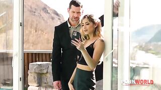 The pool guy was serviced by cheating housewife Veronica Leal in a steamy scene