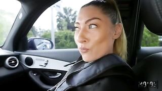 A hot and hungry cop gets some pussy in the car