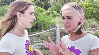 A sexy threesome adventure, diving into passionate pussy licking and more!