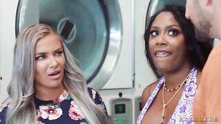 I came across a cute girl in the laundry room part 2