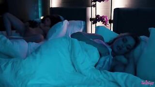 Girl was asleep when someone came to her and it was a passionate night