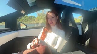 In a cybertruck, I’m gonna give you an exclusive homemade show