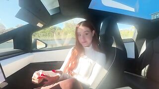 In a cybertruck, I’m gonna give you an exclusive homemade show