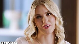 Naughty Jazlyn gets wild with her sister's husband in a steamy scene