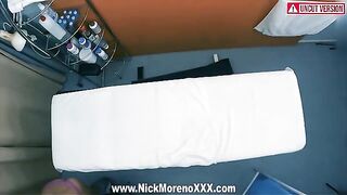 Horny masseur caresses and fucks 19-year-old girl in oily scene