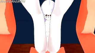 Spider Demon (Mother) fucks with Tanjiro Kamado in an uncensored 3D hentai