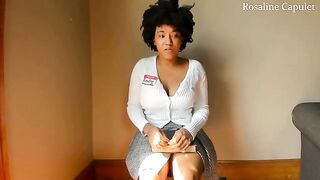 The girl is a real sex addict and now she’s masturbating on camera