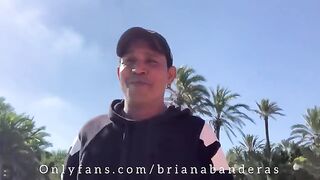Briana Banderas, a sexy girl with huge boobs, fucks her fan