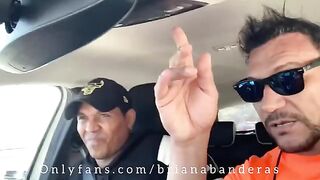 Briana Banderas, a sexy girl with huge boobs, fucks her fan