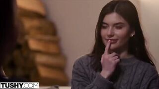 BFFs Talia and Stefany share a hot anal experience