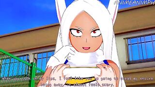 Mirko from My Hero Academia gets fucked hard in this hot hentai scene
