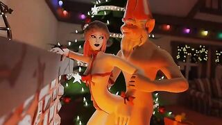 Christmas-themed Fortnite compilation featuring intense and steamy scenes