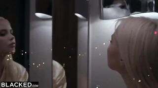 Two girls Jia and Like compete to ride the cock of a handsome man