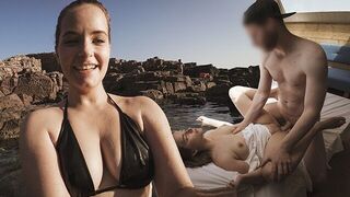 Girl is begging for sex on a sundress in Sardinia