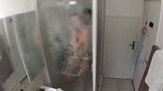 The man did not let her wash in peace