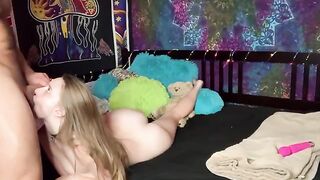 A cute girl got fucked by her teacher in a steamy session