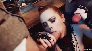 A lady shouldn't behave like a slut, but this one did it again