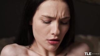The erotic world has been opened to this charming brunette at 18
