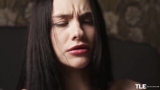 The erotic world has been opened to this charming brunette at 18