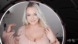 You had better play with my dick! - the best blowjob from a gorgeous blondie