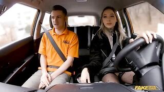 The guy has successfully passed the exam, so he can have sex