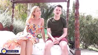 A passionate love story about blowjob in the mouth, shot in HD