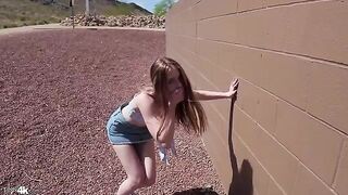 The guy gently fucked his girlfriend with a sweet pussy
