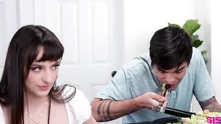 It's worth fighting for such a relationship. A man fucked young beauty on the table