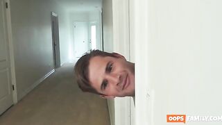 The girl took a sleeping pill and began to shake her ass on the camera