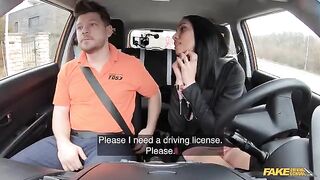 The girl seduced a man while her husband was in the car