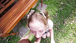 Girls went to the anal edge, pushing their limits in nature