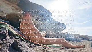 Two cute girls got caught on a nudist beach
