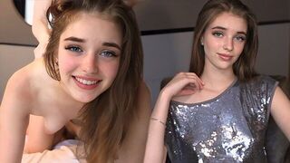 The sexy Ukrainian model is fucking with three guys