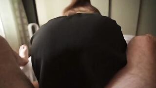 She caught me wanking off with her panties and offered me sex, a steamy step-fantasy scenario