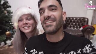 The best way to spend Christmas with a passionate teen, rough sex included