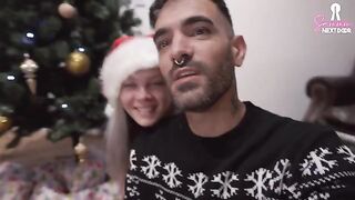 The best way to spend Christmas with a passionate teen, rough sex included