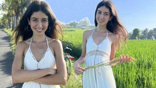 A sweet girl was picking rice and got fucked roughly in HD