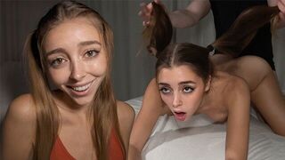 A girl was treated with violence by her roommate in a rough encounter