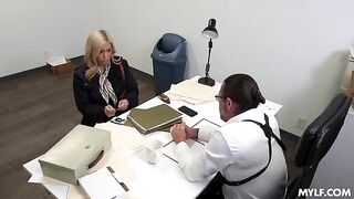 The boss doesn't mind his married secretary's allure