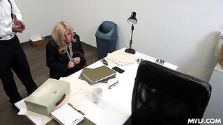 The boss doesn't mind his married secretary's allure