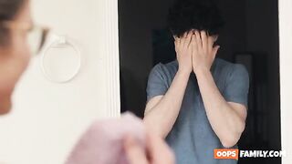 A stepmother can sometimes have an intimate tradition with her stepson