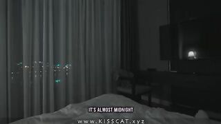 The guy's cock was ready, and the babe had to jerk it herself